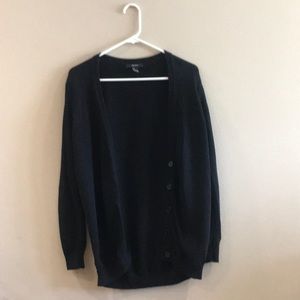 Black button up cardigan